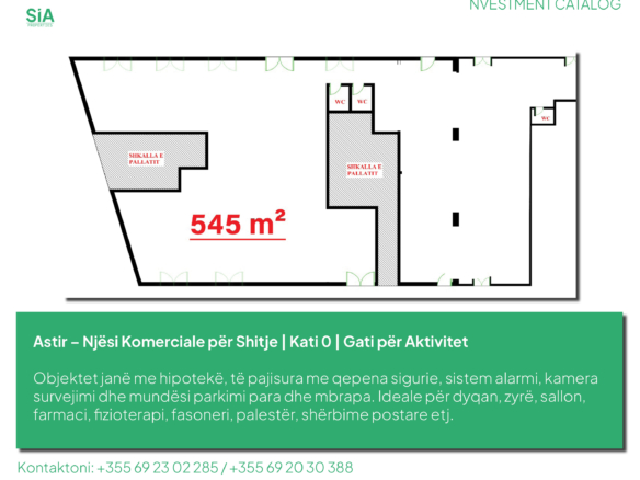 SIA - Dyqanper shitje ne Astir