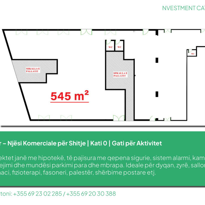 SIA - Dyqanper shitje ne Astir