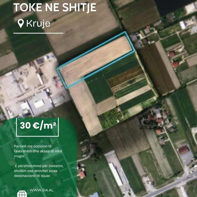 SIA - tokë në shitje në Krujë